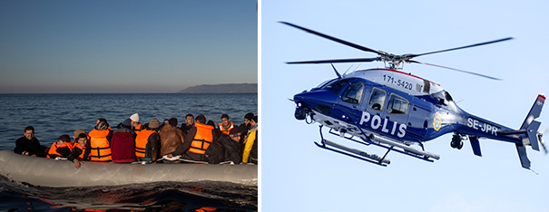 Svensk Polishelikopter Till Gr nskontroll I Egeiska Havet Stationeras Svensk Polishelikopter Till Gr nskontroll I Egeiska Havet Stationeras